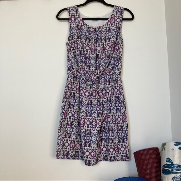 Abstract Print Dress Small - Picture 4 of 7